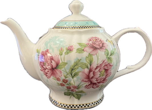 Peony Garden by Grace Teaware - Teapot - 1 available