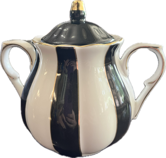 Black Scallop by Grace's Teaware - Sugar Bowl - 1 available