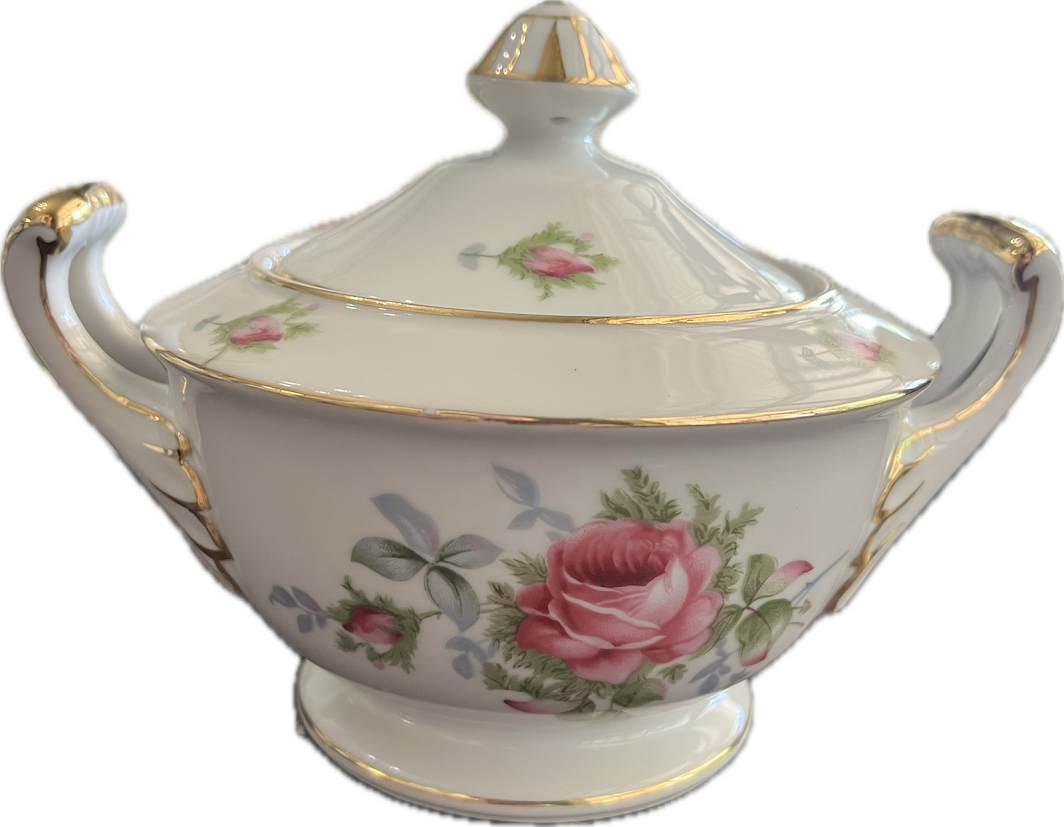 Dresden Rose by Norcrest - Soup/Salad Bowl - 6 available