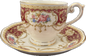 Regency Red by Queen Anne -Teacup & Saucer - 1 available