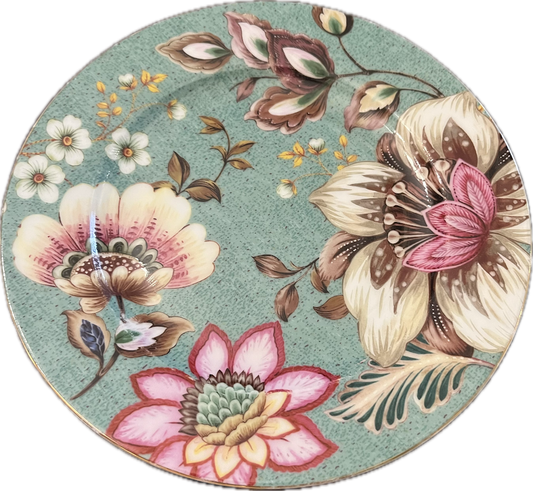 Peacock Lotus Garden by Grace's Teaware - Salad / Dessert Plate - 2 available