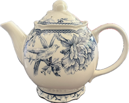 Adelaide Blue and White by 222 Fifth - Teacup & Saucer -  2 available