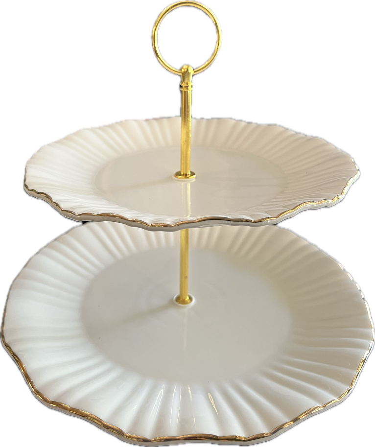 Ribbons by Grace Teaware - Tiered Tray - 1 available