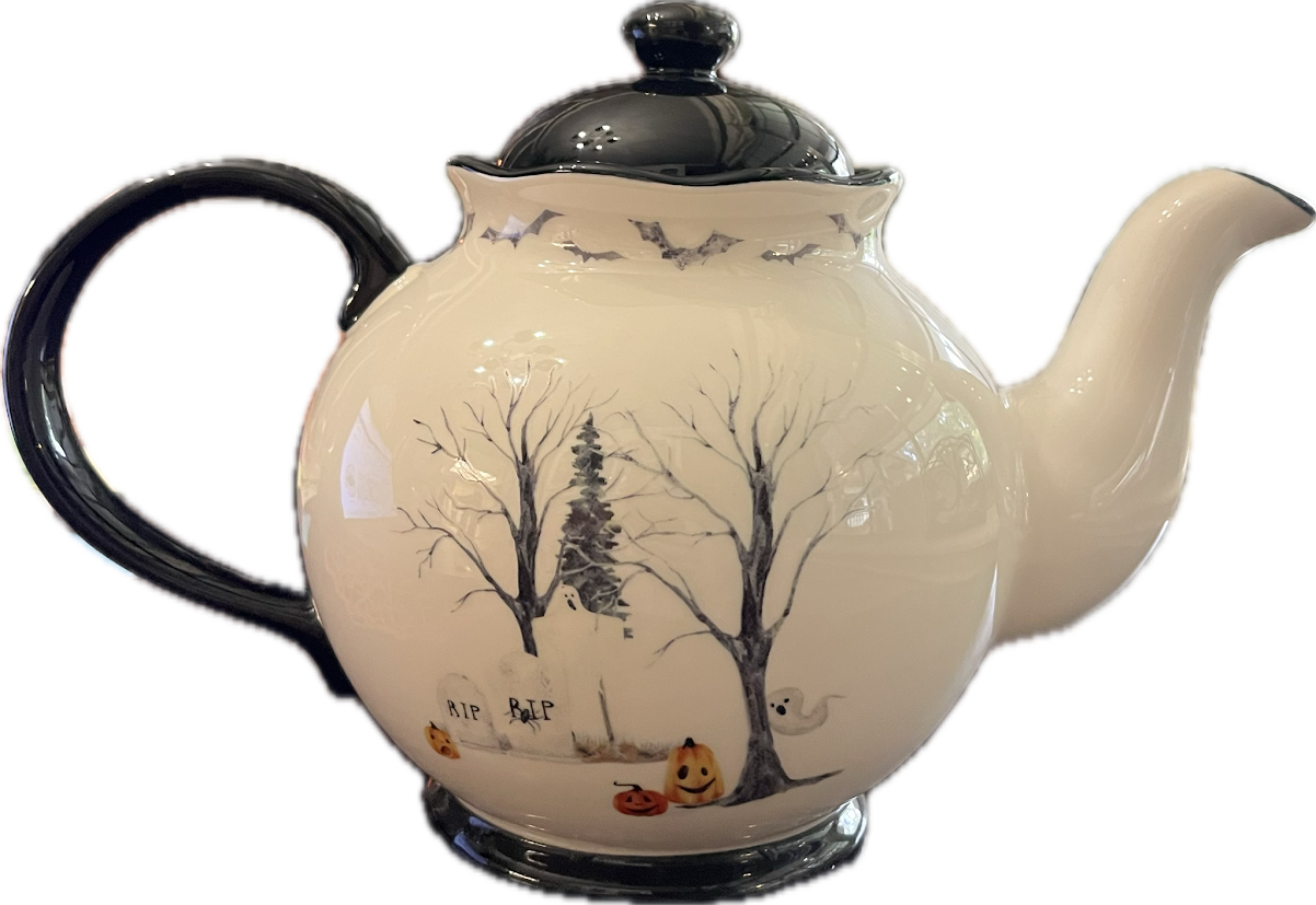 Midnight Haunted House by Potter's Studio - Teapot - 1 available