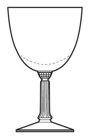 Mademoiselle by Fostoria - Water / Wine Goblet - 2 available