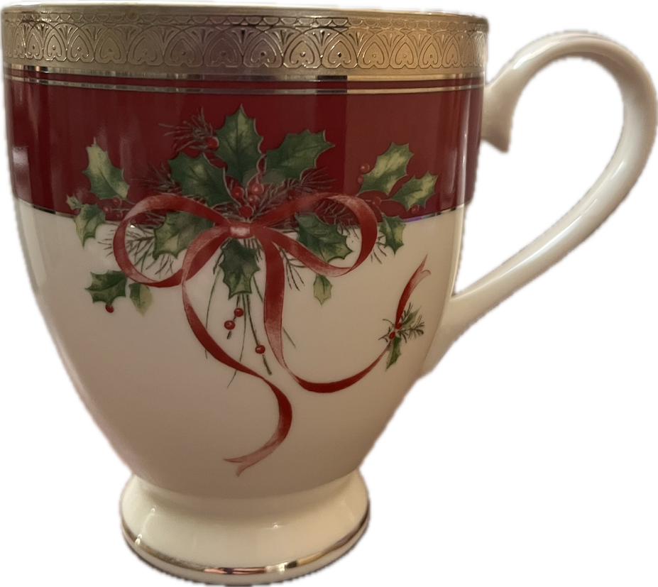 Palatial Holly Platinum by Mikasa - Mug - 3 available