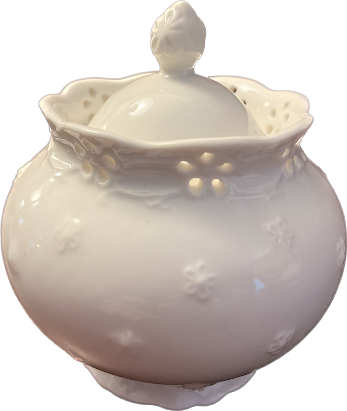 Pierced Daisy by Grace's Teaware - Sugar Bowl - 1 available