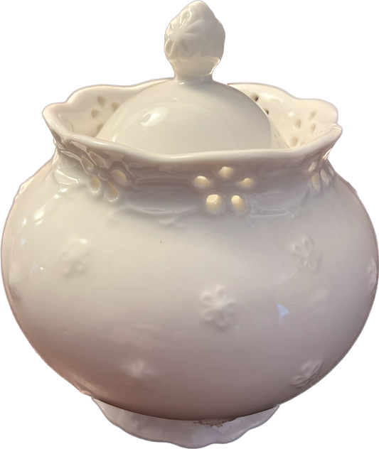 Pierced Daisy by Grace's Teaware - Sugar Bowl - 1 available