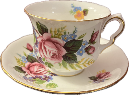 Queen Anne by Ridgway Potteries - Teacup & Saucer - 1 available