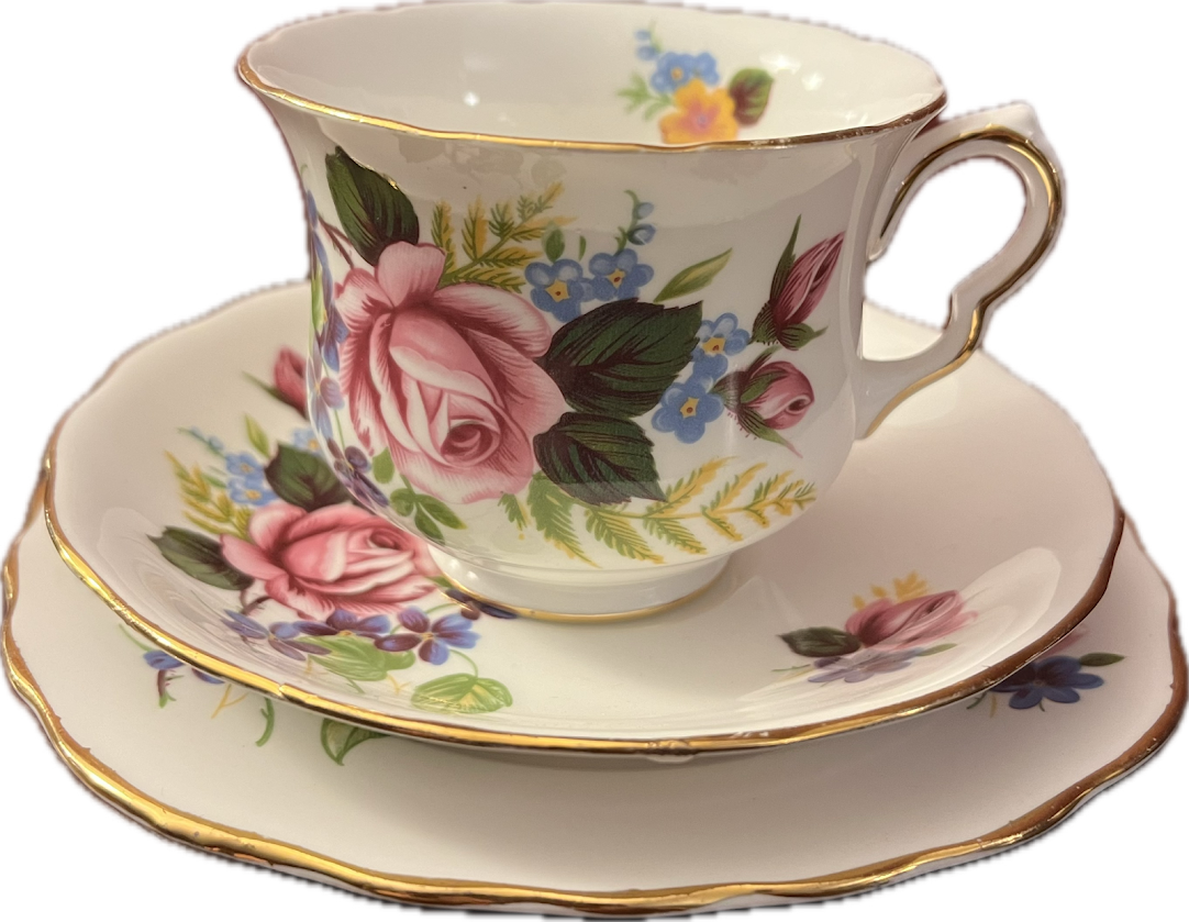 Queen Anne by Ridgway Potteries - Teacup & Saucer - 1 available