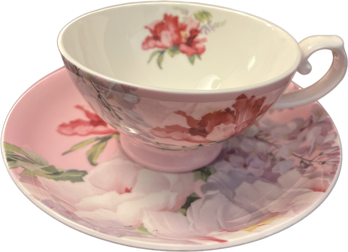 Red Peony by Grace Teaware - Teacup & Saucer - 1 available – The China ...