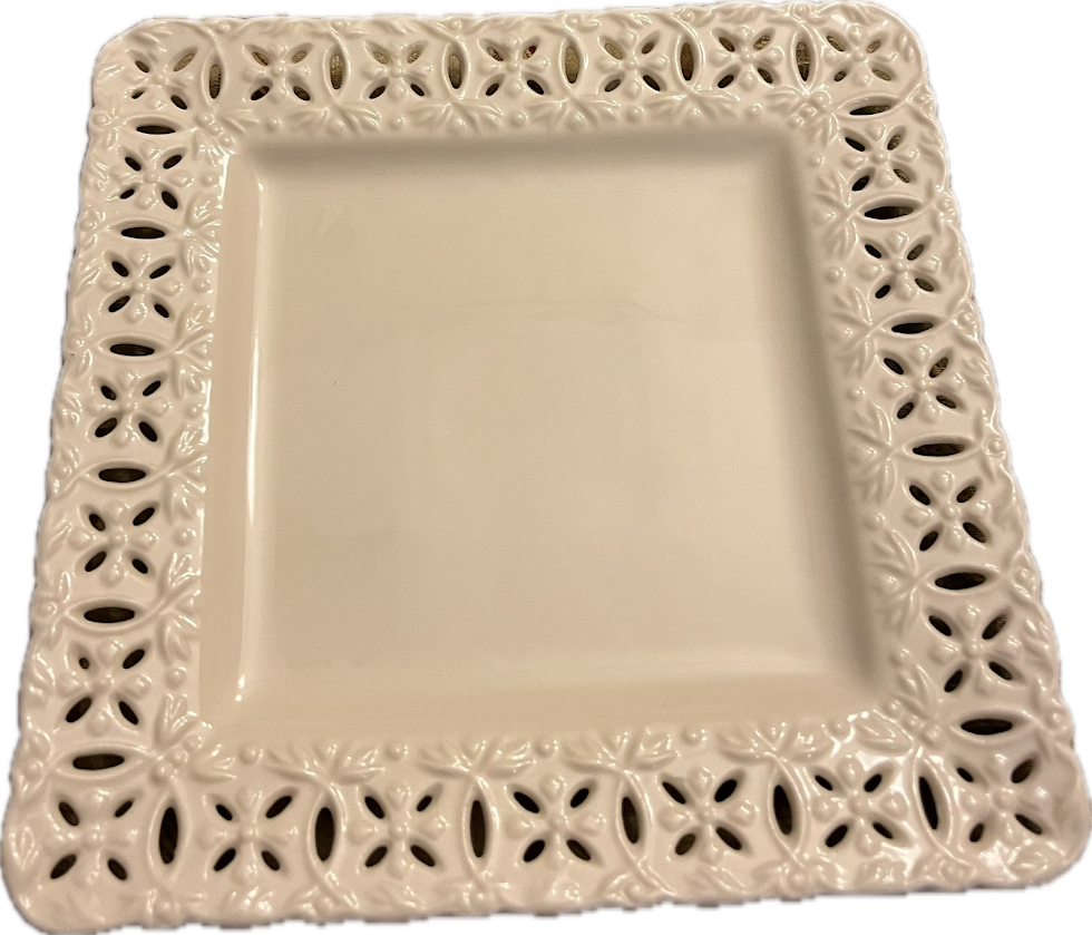 Regal Cream by Godinger - Square Serving Plate - 1 available