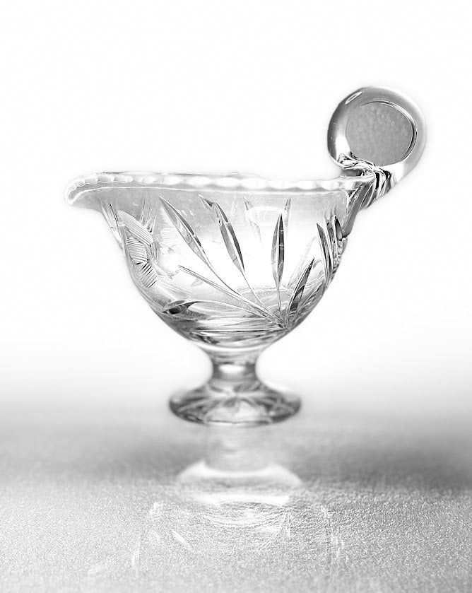 Serenity - Crystal Sauce Boat - 1 available