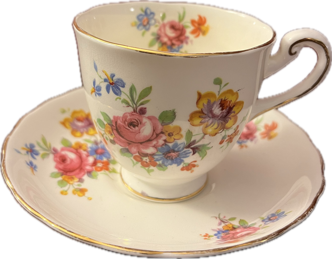 Summer Garden by Tuscan Fine Bone China - Teacup & Saucer - 1 available