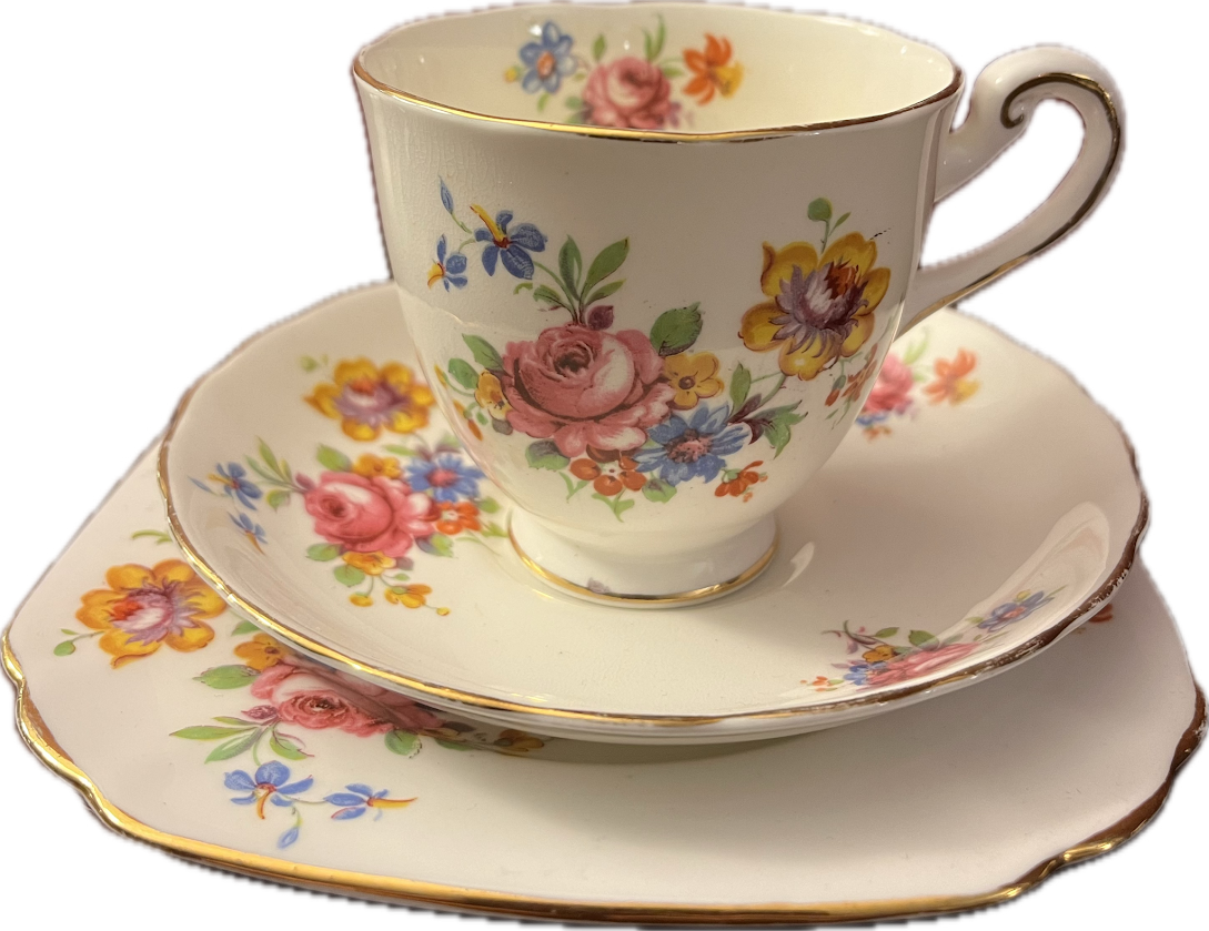 Summer Garden by Tuscan Fine Bone China - Teacup & Saucer - 1 available