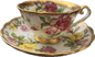 Tea Roses by Napco - Teacup & Saucer - 1 available