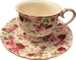 Tea Rose - Teacup & Saucer - 1 available