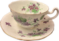 Violet by Adderly - Teacup & Saucer - 1 available