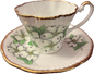Virginia Dogwood by Salisbury - Teacup & Saucer - 1 available