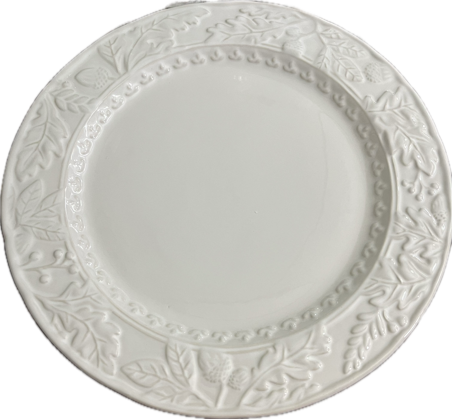 White Leaves by Hobby Lobby - Dinner Plate - 8 available