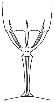 Bergerac by Cristal D'Arques-Durand - Water / Wine Goblet - 1 available