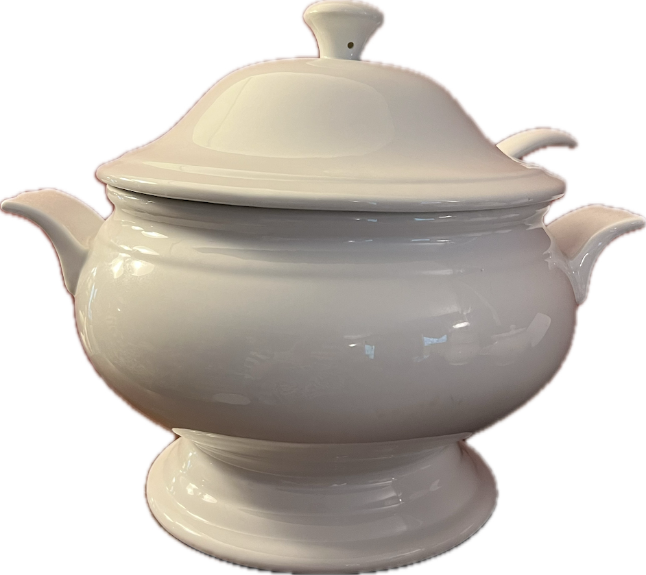 Classic White by Gordon Bleu - Soup Tureen & Lid - 1 available