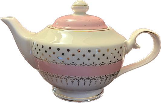 Pin Dots Pink by Grace's Teaware - Teapot - 1 available