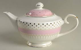 Pin Dots Pink by Grace's Teaware - Teapot - 1 available