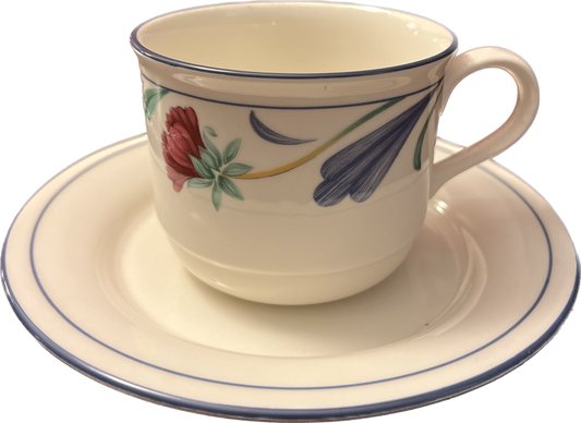 Poppies on Blue by Lenox - Teacup & Saucer - 4 available