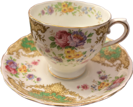 Provence Green by Royal Tuscan - Teacup & Saucer - 1 available