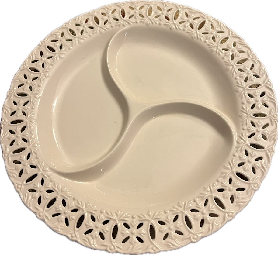 Regal Cream by Godinger -Divided Serving Platter - 1 avaiable