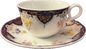 The Vanderbilt Service by Andrea by Sadek - Teacup & Saucer - 1 available