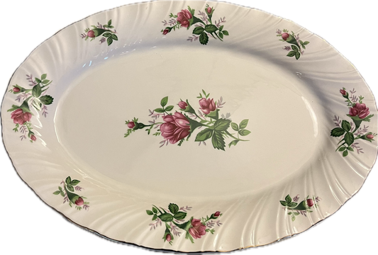 Victorian Rose by Lynns - Oval Platter - 1 available